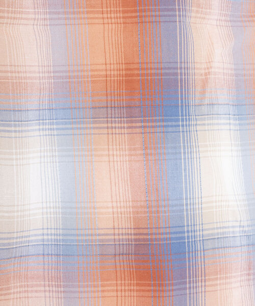 PENDLETON（ペンドルトン）の「【PENDLETON/ペンドルトン】オープンカラーシャツ 半袖シャツ 刺繍 ワンポイント チェック（シャツ/ブラウス・メンズ・ライトグレー/ブルー/オレンジ・L/M）」の10枚目の写真