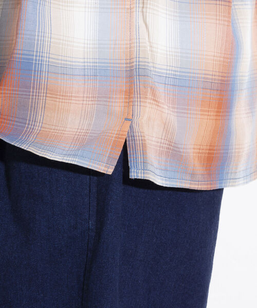 美品 Pendleton ペンドルトン 半袖 オンブレ オープンカラーシャツ L PENDLETON（ペンドルトン）の「【PENDLETON/ペンドルトン