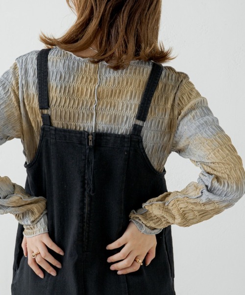 Kastane(カスタネ)の「長袖カットソー(Tシャツ/カットソー・レディース・グレー・FREE)」の1枚目の写真