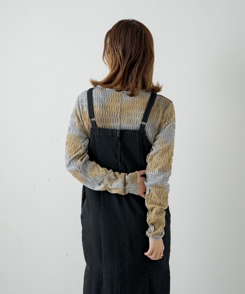 Kastane(カスタネ)の「長袖カットソー(Tシャツ/カットソー・レディース・グレー・FREE)」の6枚目の写真