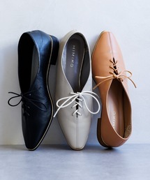 【Made in Japan】レースアップスリットパンプス/631115