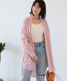 Ray BEAMS | GYMPHLEX / バンドカラー チュニック(チュニック)