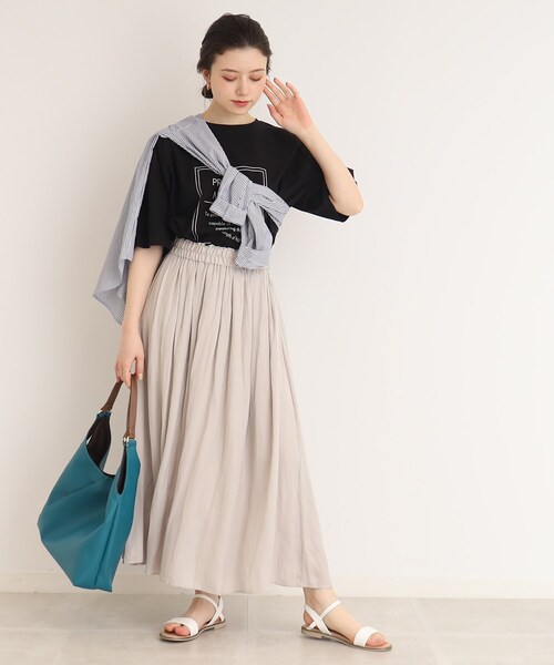 SHOO・LA・RUE（シューラルー）の「◆ナナメファスナートート（トートバッグ・レディース・アイボリー/ブラック/ブルー・00）」の12枚目の写真