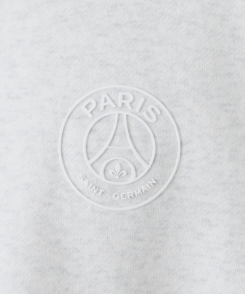 EDIFICE（エディフィス）の「【Paris Saint-Germain】3Dラバーエンブレム スウェットパーカー（パーカー・メンズ・ライトグレー/ブラック・MEDIUM/LARGE/X-LARGE）」の4枚目の写真