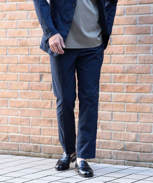 B:MING by BEAMS(ビーミングバイビームス)の「B:MING by BEAMS / NOMAD DOT AIR(R)ソリッド 1プリーツ スラックス (セットアップ対応)(スラックス・メンズ・ネイビー・SMALL/MEDIUM/LARGE/X-LARGE)」の8枚目の写真