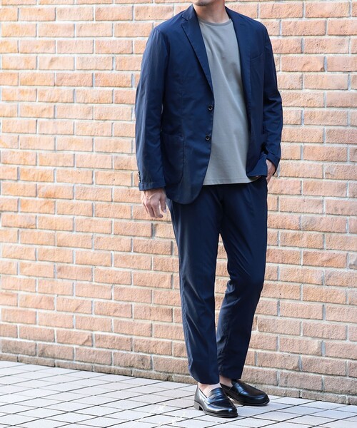 B:MING by BEAMS(ビーミングバイビームス)の「B:MING by BEAMS / NOMAD DOT AIR(R)ソリッド 1プリーツ スラックス (セットアップ対応)(スラックス・メンズ・ネイビー・SMALL/MEDIUM/LARGE/X-LARGE)」の10枚目の写真