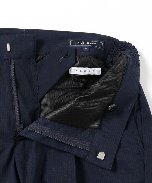 B:MING by BEAMS(ビーミングバイビームス)の「B:MING by BEAMS / NOMAD DOT AIR(R)ソリッド 1プリーツ スラックス (セットアップ対応)(スラックス・メンズ・ネイビー・SMALL/MEDIUM/LARGE/X-LARGE)」の13枚目の写真