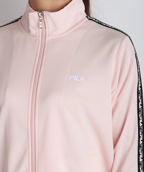 FILA(フィラ)の「FILA スムースジャージ ロゴテープ付きジャージ セットアップ レディース 吸水速乾 UVカット機能あり(ジャージ・レディース・ブラック/ピンク/ネイビー/ブラック系その他/ブルー系その他/ピンク系その他/ネイビー系/ブラック系その他2/ピンク系その他2/チャコールグレー/ピンク系その他3・M/L)」の21枚目の写真