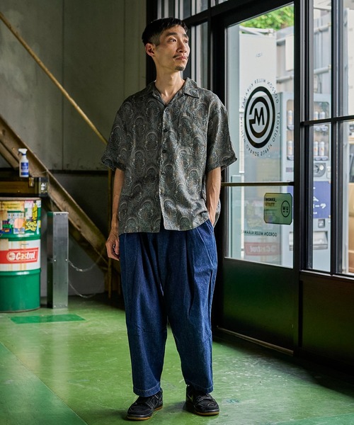 GORDON MILLER(ゴードンミラー)の「GORDON MILLER(ゴードンミラー) リネンペイズリー アロハシャツ(シャツ/ブラウス・メンズ・サックスブルー・L/M)」の16枚目の写真