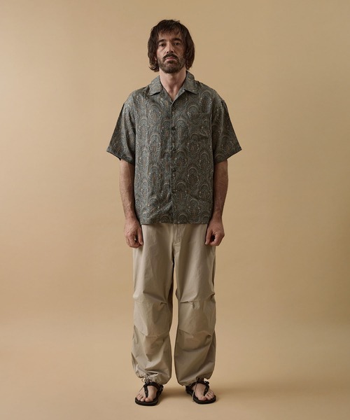 GORDON MILLER(ゴードンミラー)の「GORDON MILLER(ゴードンミラー) リネンペイズリー アロハシャツ(シャツ/ブラウス・メンズ・サックスブルー・L/M)」の8枚目の写真