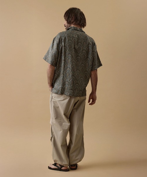 GORDON MILLER(ゴードンミラー)の「GORDON MILLER(ゴードンミラー) リネンペイズリー アロハシャツ(シャツ/ブラウス・メンズ・サックスブルー・L/M)」の9枚目の写真