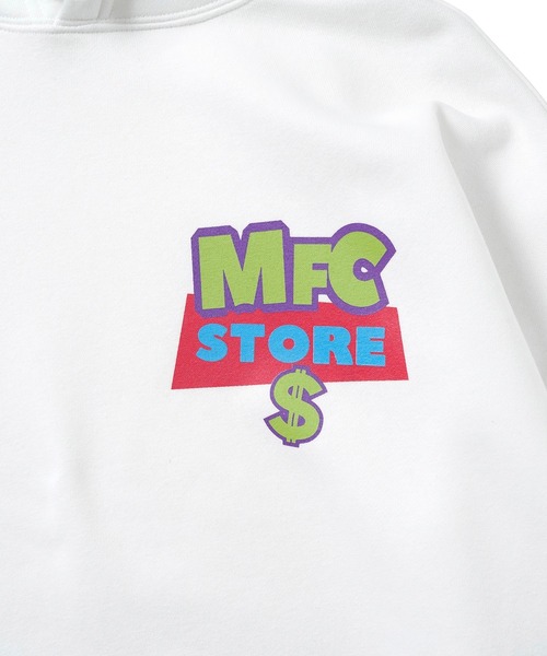 MFC STORE(エムエフシーストア)の「MFC STORE POPMFC$ OVERSIZE HOODIE(パーカー・メンズ・ホワイト/ブラック・M/L/XL)」の4枚目の写真