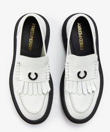 【極美品】FRED PERRY ローファー　ホワイト　27cm B722 - Snow White / Field Green | Men's Footwear | Boots, Loafers