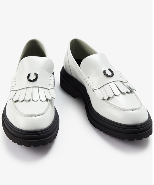 フレッドペリー　FRED PERRY　ローファー　 23cm　未使用級 フレッドペリー FRED PERRY FP×GEORGE COX TASSEL LOAFER LEA