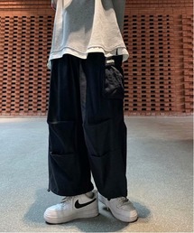 【-ARCADE Limited Line-】ルーズワイド バルーンシルエット サイドポケット ジョガー カーゴパンツ