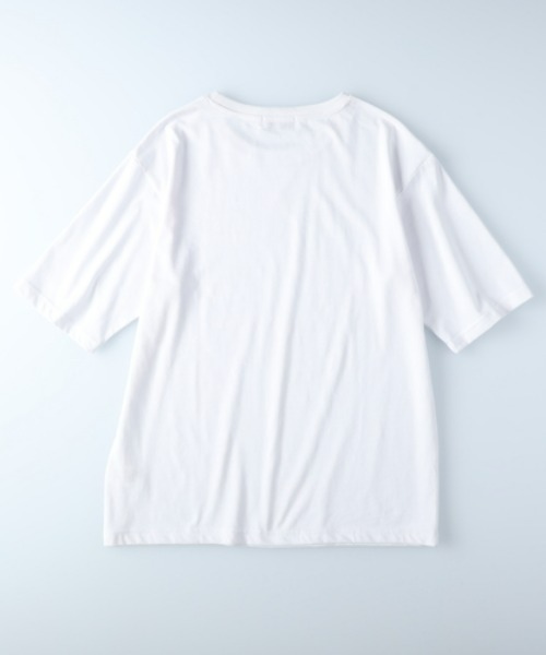 PLUS ONE(プラスワン)の「PLUS ONE(プラスワン)梨地ベストレイヤード(Tシャツ/カットソー・メンズ・ベージュ/ネイビー/グリーン・XL/L/M)」の21枚目の写真