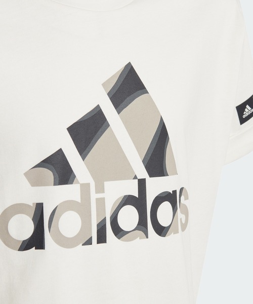 adidas（アディダス）の「グラフィックTシャツ / アディダス adidas（Tシャツ/カットソー・キッズ・グリーン/ホワイト・130/140/160/150/120/110）」の4枚目の写真