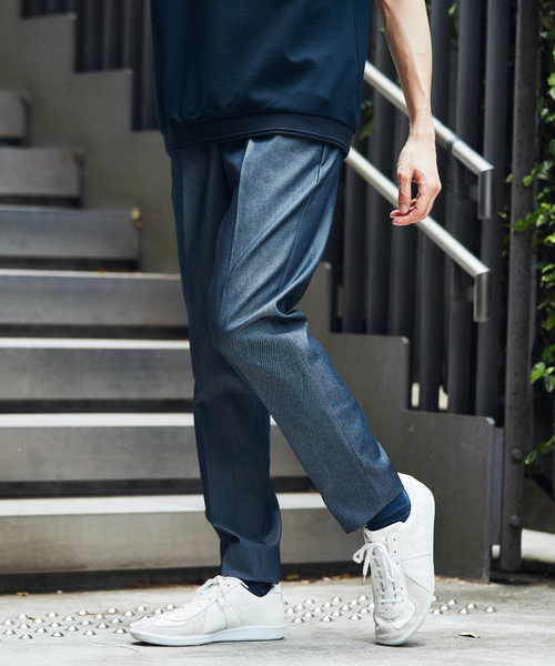 EDIFICE(エディフィス)の「"E"TROUSERS(E-1)SOLOTEX(R) デニム スリムテーパード スラックス(スラックス・メンズ・ブラック/ネイビー・MEDIUM/SMALL/LARGE)」の6枚目の写真