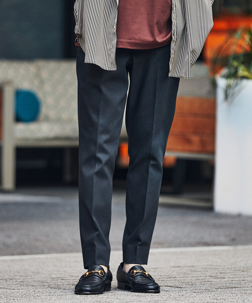 EDIFICE(エディフィス)の「"E"TROUSERS(E-1)SOLOTEX(R) デニム スリムテーパード スラックス(スラックス・メンズ・ブラック/ネイビー・MEDIUM/SMALL/LARGE)」の9枚目の写真