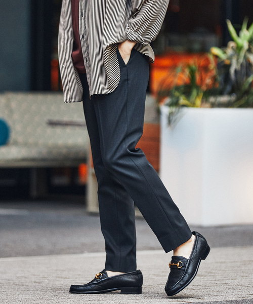 EDIFICE(エディフィス)の「"E"TROUSERS(E-1)SOLOTEX(R) デニム スリムテーパード スラックス(スラックス・メンズ・ブラック/ネイビー・MEDIUM/SMALL/LARGE)」の11枚目の写真