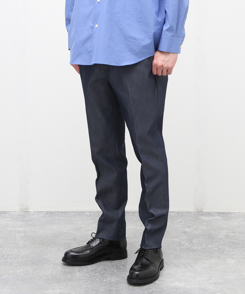 EDIFICE(エディフィス)の「"E"TROUSERS(E-1)SOLOTEX(R) デニム スリムテーパード スラックス(スラックス・メンズ・ブラック/ネイビー・MEDIUM/SMALL/LARGE)」の13枚目の写真