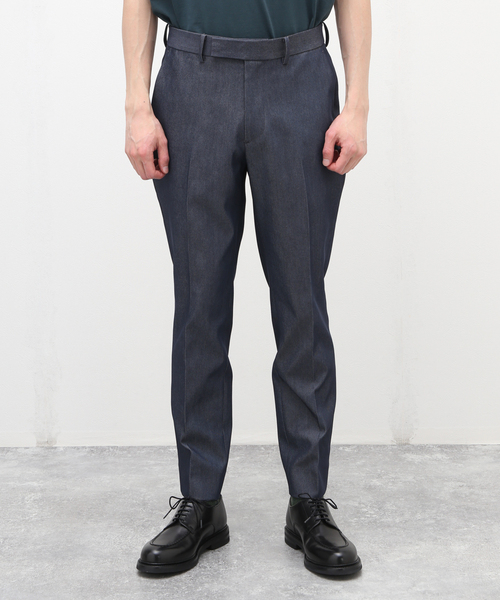 EDIFICE(エディフィス)の「"E"TROUSERS(E-1)SOLOTEX(R) デニム スリムテーパード スラックス(スラックス・メンズ・ブラック/ネイビー・MEDIUM/SMALL/LARGE)」の14枚目の写真