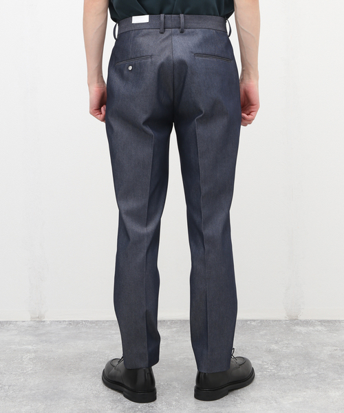 EDIFICE(エディフィス)の「"E"TROUSERS(E-1)SOLOTEX(R) デニム スリムテーパード スラックス(スラックス・メンズ・ブラック/ネイビー・MEDIUM/SMALL/LARGE)」の16枚目の写真