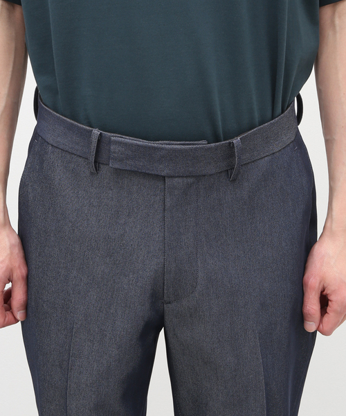 EDIFICE(エディフィス)の「"E"TROUSERS(E-1)SOLOTEX(R) デニム スリムテーパード スラックス(スラックス・メンズ・ブラック/ネイビー・MEDIUM/SMALL/LARGE)」の17枚目の写真
