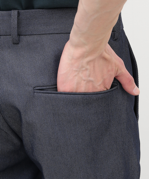 EDIFICE(エディフィス)の「"E"TROUSERS(E-1)SOLOTEX(R) デニム スリムテーパード スラックス(スラックス・メンズ・ブラック/ネイビー・MEDIUM/SMALL/LARGE)」の19枚目の写真