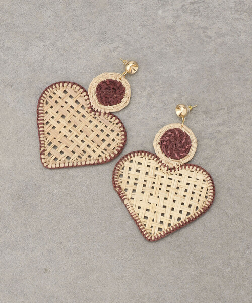 FREAK'S STORE(フリークスストア)の「JARDIN DEL CIELO/ジャーディンデルシエロ EARRING/ハートピアス(ピアス(両耳用)・レディース・その他9・ONE SIZE)」の1枚目の写真
