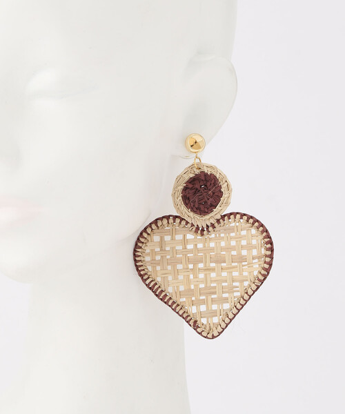 FREAK'S STORE(フリークスストア)の「JARDIN DEL CIELO/ジャーディンデルシエロ EARRING/ハートピアス(ピアス(両耳用)・レディース・その他9・ONE SIZE)」の7枚目の写真
