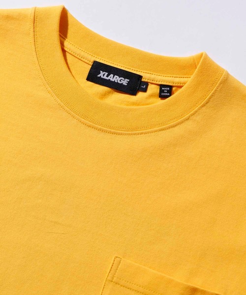 XLARGE（エクストララージ）の「MASTERPIECE S/S POCKET TEE（Tシャツ/カットソー・メンズ・ブラック/ホワイト/イエロー・S/M/L/XL）」の7枚目の写真