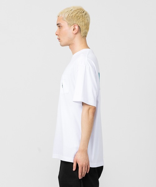 XLARGE（エクストララージ）の「MASTERPIECE S/S POCKET TEE（Tシャツ/カットソー・メンズ・ブラック/ホワイト/イエロー・S/M/L/XL）」の10枚目の写真