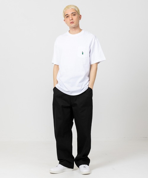 XLARGE（エクストララージ）の「MASTERPIECE S/S POCKET TEE（Tシャツ/カットソー・メンズ・ブラック/ホワイト/イエロー・S/M/L/XL）」の12枚目の写真