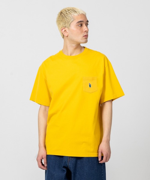 XLARGE（エクストララージ）の「MASTERPIECE S/S POCKET TEE（Tシャツ/カットソー・メンズ・ブラック/ホワイト/イエロー・S/M/L/XL）」の13枚目の写真
