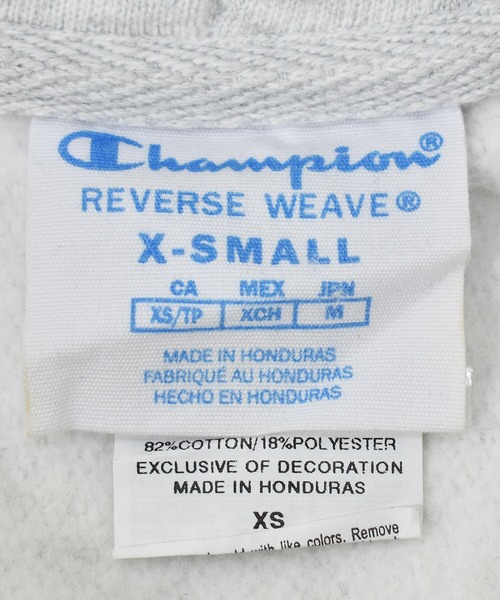 Champion(チャンピオン)の「【ヴィンテージ古着】Champion / チャンピオン リバースウィーブ ロゴ刺繍 スウェットパーカー(パーカー・メンズ・グレー・X-SMALL)」の4枚目の写真