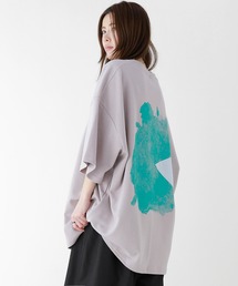 minsobi | スピルドミント半袖Tシャツ バッグデザイン ハーフスリーブカットソー(Tシャツ/カットソー)