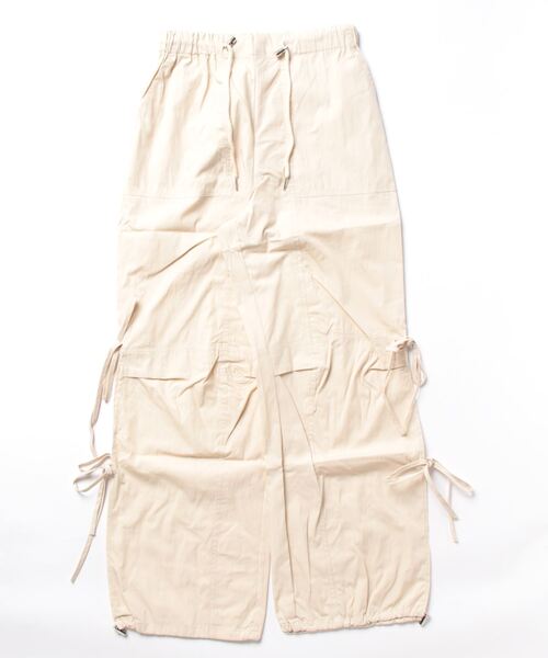 one way（ワンウェイ）の「【サイズ展開あり】サイドリボンカーゴパンツ（カーゴパンツ・レディース・ブラック/ホワイト/ピンク/ブルー/ベージュ/ダークグリーン・FREE/MEDIUM/SMALL）」の12枚目の写真