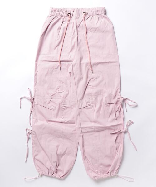 one way（ワンウェイ）の「【サイズ展開あり】サイドリボンカーゴパンツ（カーゴパンツ・レディース・ブラック/ホワイト/ピンク/ブルー/ベージュ/ダークグリーン・FREE/MEDIUM/SMALL）」の14枚目の写真