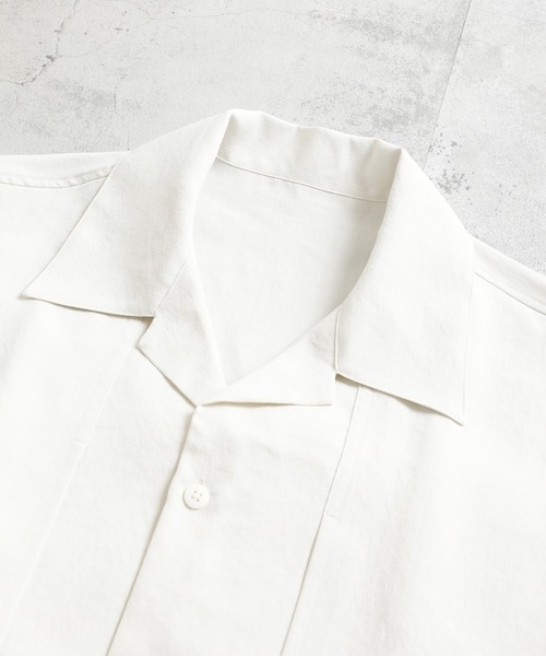 FUSE（フューズ）の「BIGヨークハーフスリーブシャツ（シャツ/ブラウス・メンズ・ベージュ/グレー系その他・01/02/03）」の14枚目の写真