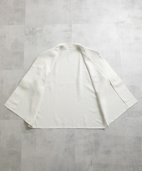 FUSE（フューズ）の「BIGヨークハーフスリーブシャツ（シャツ/ブラウス・メンズ・ベージュ/グレー系その他・01/02/03）」の8枚目の写真