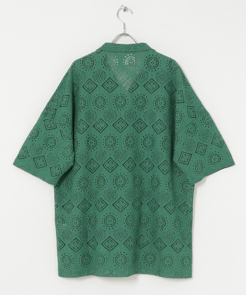 URBAN RESEARCH（アーバンリサーチ）の「URBAN RESEARCH iD　レースオープンカラーシャツ（シャツ/ブラウス・メンズ・グリーン/ネイビー/ブラック・MEDIUM/LARGE）」の22枚目の写真