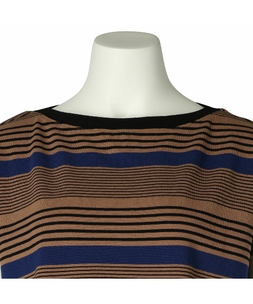 KID BLUE（キッドブルー）の「キッドブルー -23マルチボーダーカノコ -半袖トップス -KRUN363 -kidblue（その他トップス・レディース・ブルー/ピンク・M）」の8枚目の写真