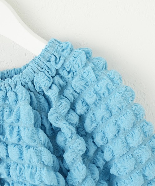 CIAOPANIC TYPY（チャオパニックティピー）の「【KIDS】マルチウェイポップコーンショートカーディガン（カーディガン/ボレロ・キッズ・サックスブルー/グリーン/ブラウン・S/M/L/XL/XXL）」の14枚目の写真