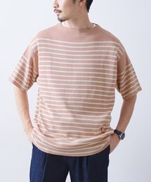 417 EDIFICE | リネンライクMVS ボーダーニット Tシャツ(Tシャツ/カットソー)