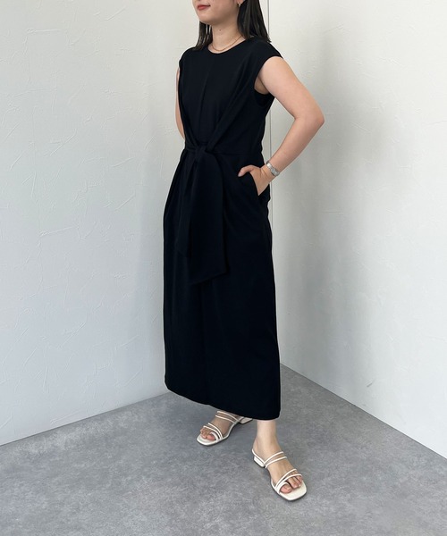 N.O.R.C by the line(ノークバイザライン)の「カシュクールドレス(ワンピース・レディース・ブラック・S/M)」の7枚目の写真