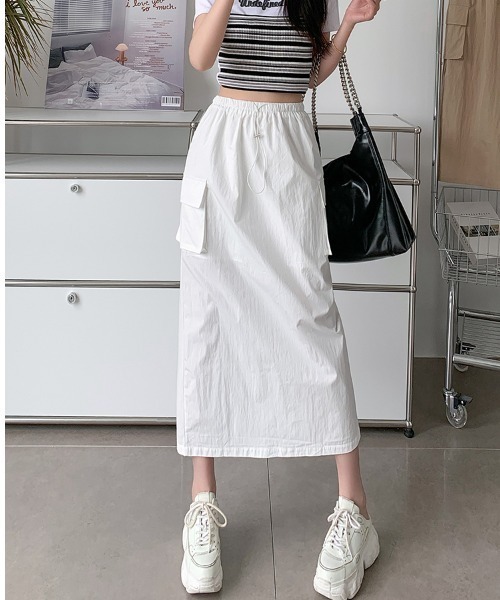 【セール】クールポケットツーリングスカート カジュアルスカート 裏地あり（スカート）｜AMAJI（アマジ）
