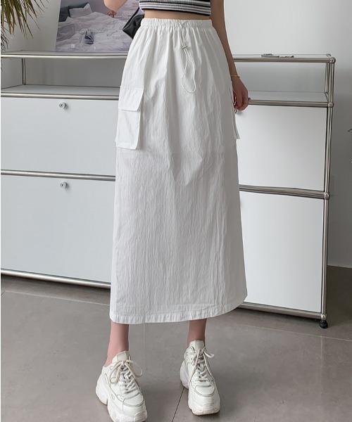 【セール】クールポケットツーリングスカート カジュアルスカート 裏地あり（スカート）｜AMAJI（アマジ）