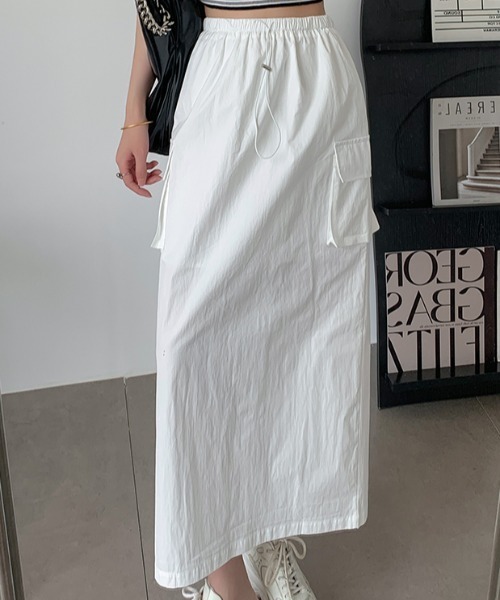 【セール】クールポケットツーリングスカート カジュアルスカート 裏地あり（スカート）｜AMAJI（アマジ）