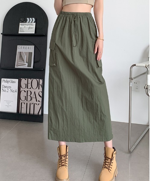 【セール】クールポケットツーリングスカート カジュアルスカート 裏地あり（スカート）｜AMAJI（アマジ）